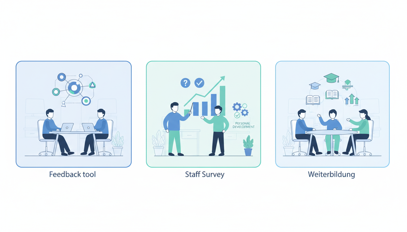 Feedback-Tools, Mitarbeiterumfragen und Entwicklungsgespräche: Der Schlüssel zur erfolgreichen Personalentwicklung